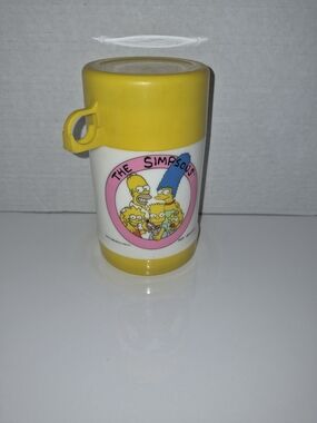 The Simpsons Vintage Drinking Thermos From Germany